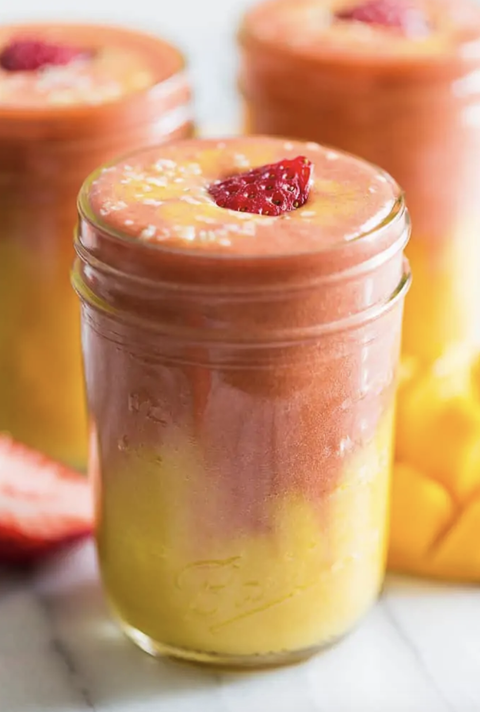 blushing mango breakfast smoothie