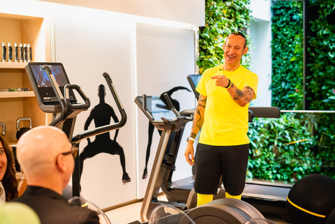karim rashid speaks at the technogym talk in new york city on july 14 2021