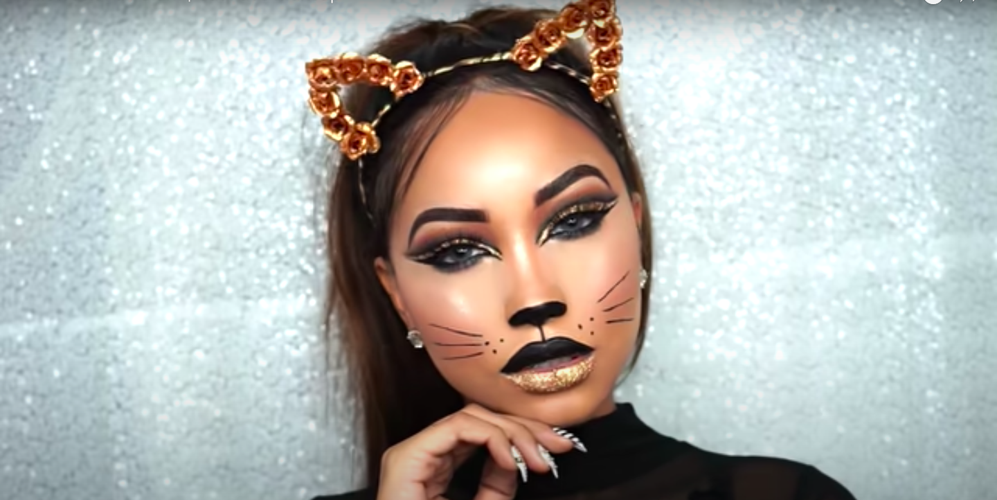cougar costume makeup