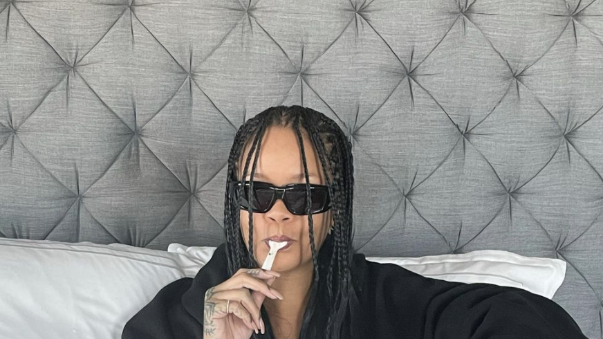 Rihanna Celebrates Successful Fenty Perfume Launch with Caviar in Bed