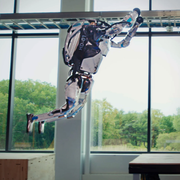 atlas robot performs parkour
