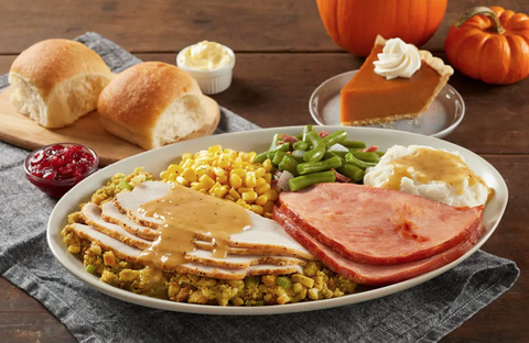 thanksgiving meals to go bob evans farmhouse feast