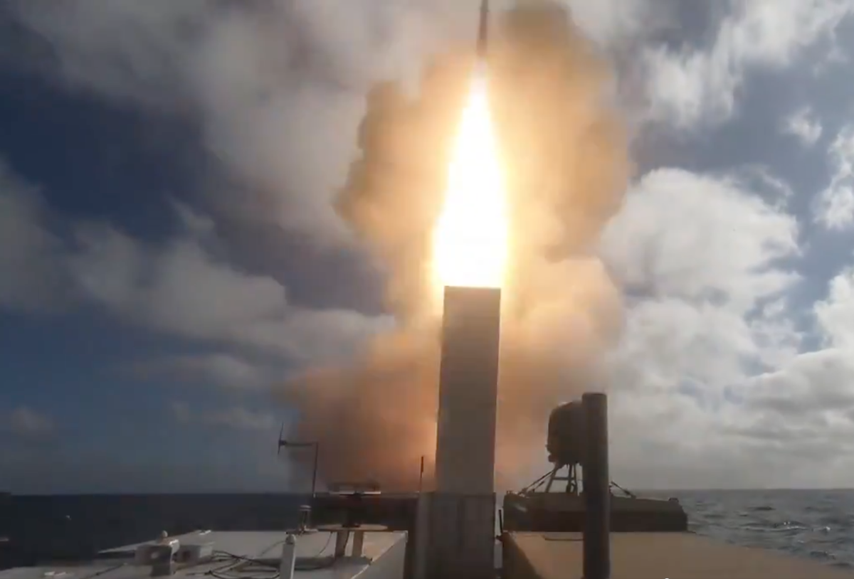 Navy Drone Ship Launches a Missile at Sea | SM-6 Missile FAQ