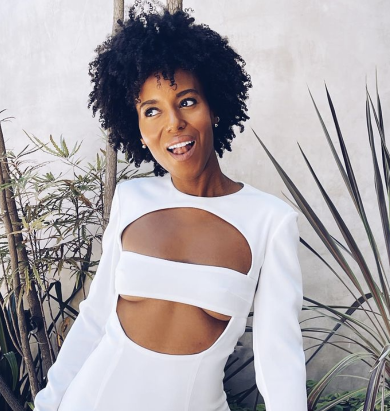 Kerry Washington Flashes 6-Pack Abs, Underboob In Cutout Dress On IG