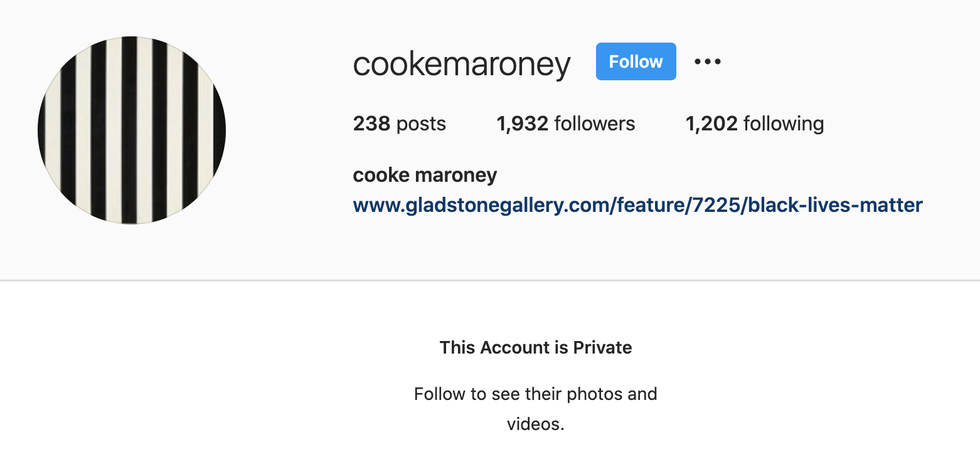 cooke maroney instragram page private