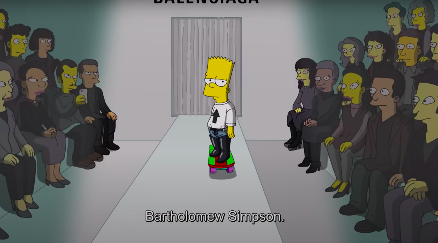 The Simpsons x Balenciaga How Simpsons Satire Soars Sales  SAMM Unimelb