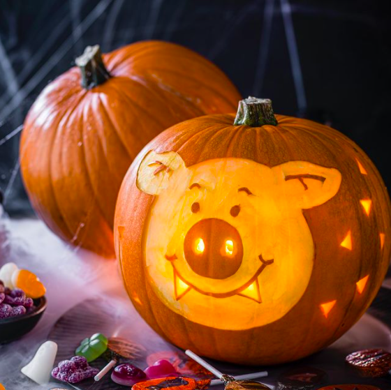 M&S is holding a Percy Pig pumpkin carving competition
