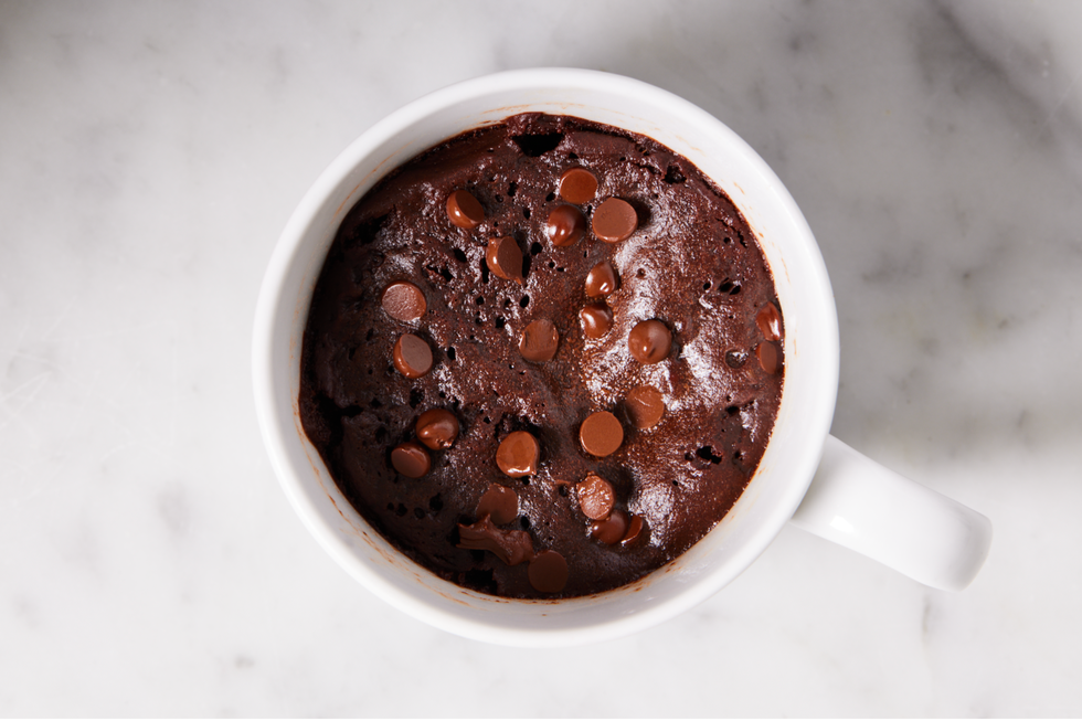 brownie in a mug