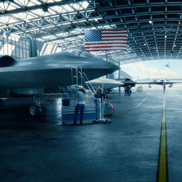 watch a sneak peek at the air force's secret new fighter jet