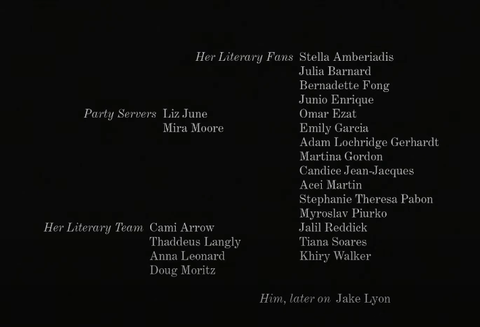 the ending credits in the all too well film