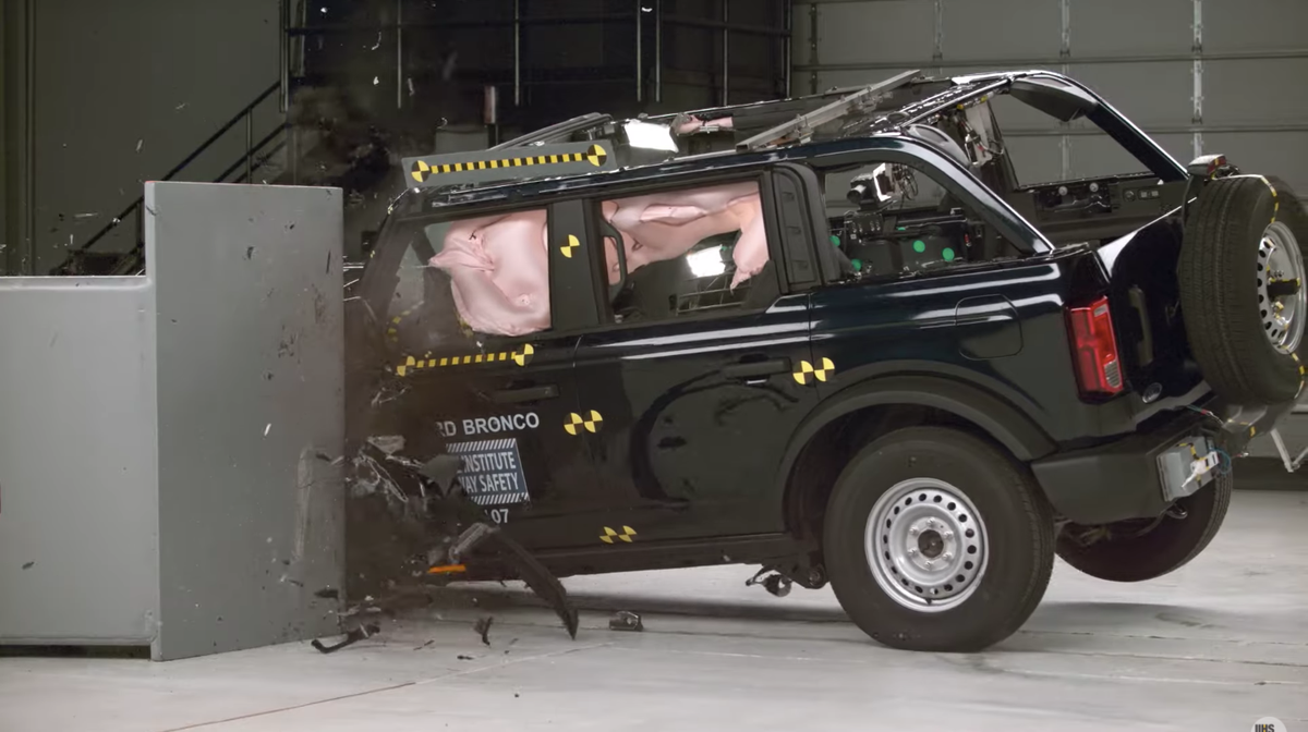 Ford Bronco Crash Tested Safety Ratings, Crash Performance