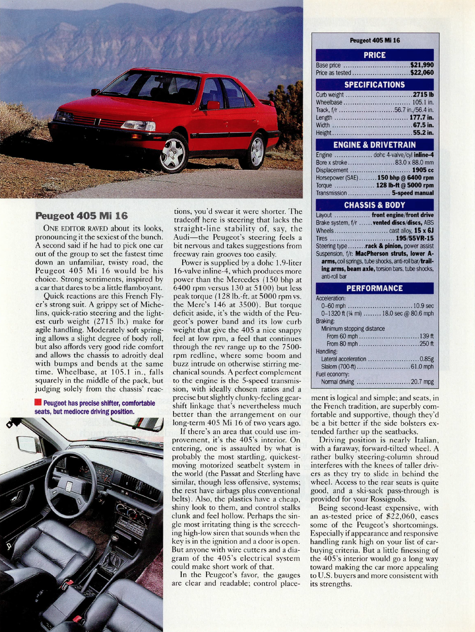 La Peugeot 405, un talent fou ! - vintage road trip : automobiles
