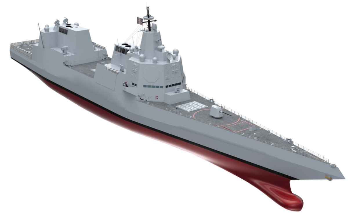 The Navy's Next-Gen Guided-Missile Destroyer Is Backtracking On Stealth ...