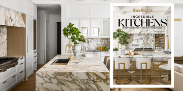 magazine cover on kitchen