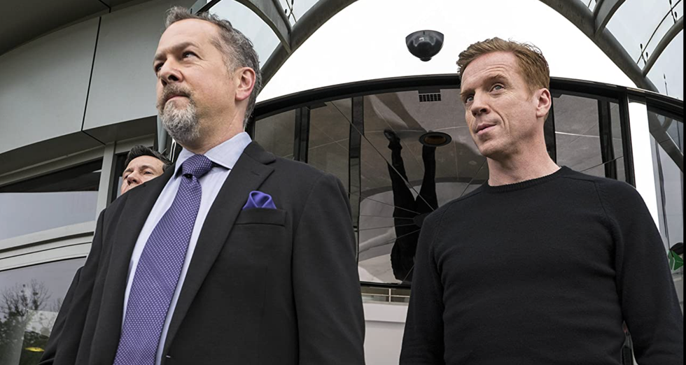 David Constable and Damian Lewis in 'Billions'