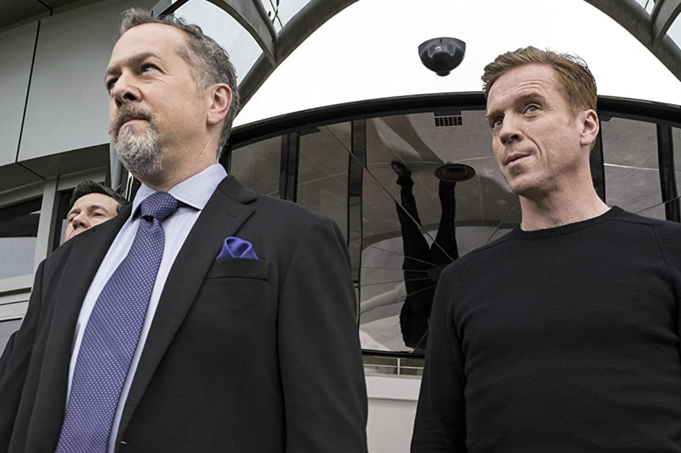 David Constable and Damian Lewis in 'Billions'