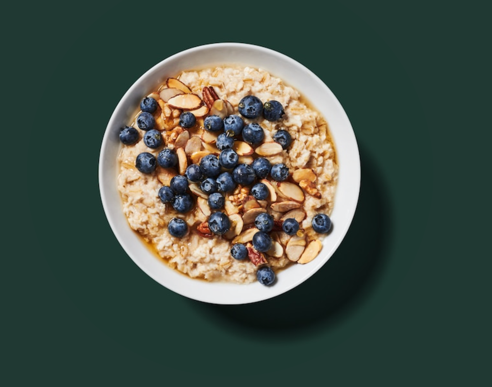 hearty blueberry oatmeal