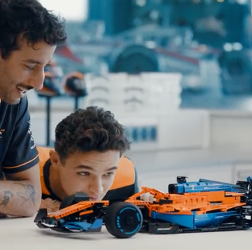 mclaren f1 lego technic with mclaren drivers