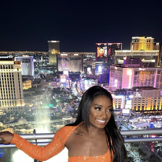 Wild Fable Women's Sleeveless Ruched Side Bodycon Dress, Simone Biles  Steps Out in Vibrant Orange During Date Night With Her Fiancé