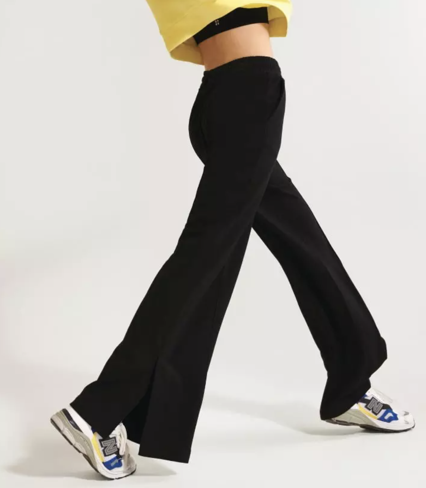 Baby Blue Super Stretch Bell Bottoms - PB & Lotus