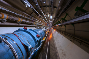 large hadron collider tunnel