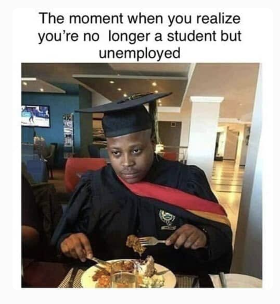 college graduation party meme