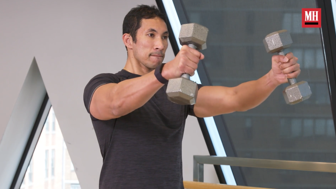 How to Do the Dumbbell Front Raise Exercise for Shoulder Health