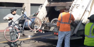city of san diego trashes bicycles owned by homeless residents