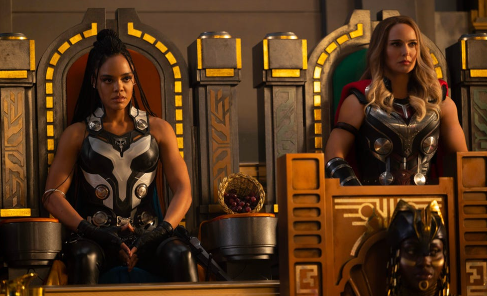 Tessa Thompson, 38, Rocks Ripped Arms As Valkyrie In New 'Thor'