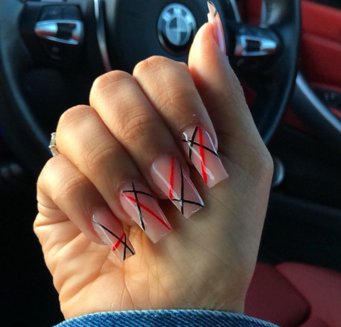 easy diy 4th of july fireworks nail art
