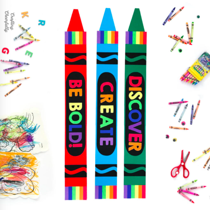 DIY Rainbow Pencil Holder - Crafting Cheerfully