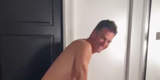 Tom Brady Strips Down to Underwear Once Again; This Time Asks