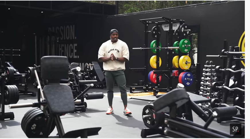 Bodybuilder Simeon Panda's Home Gym Rivals The Rock's Iron Paradise