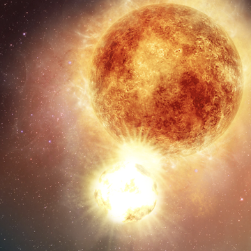 changes in the brightness of the red supergiant star betelgeuse