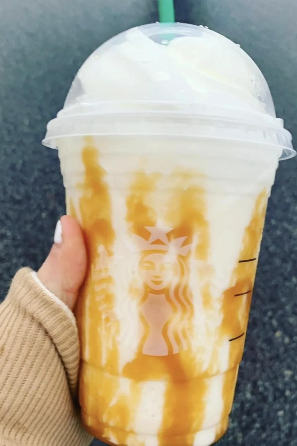 This Starbucks Secret Menu Caramel Macchiato Frappuccino Is What