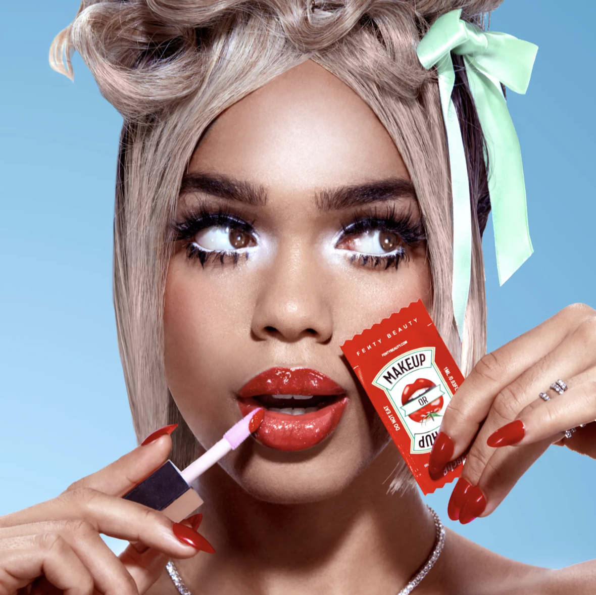 Rihanna Finally Reveals Fenty Beauty Products on Instagram