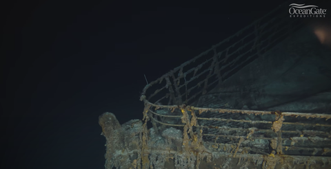 The wreck of the Titanic at 8 kilos