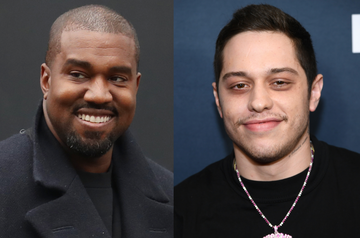 kanye west, pete davidson