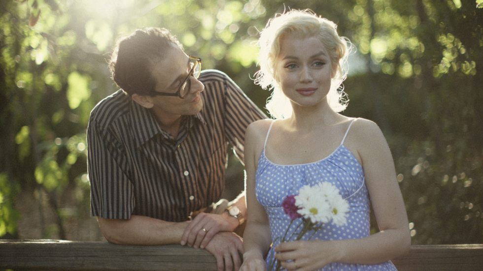 blonde marilyn monroe arthur miller ana de armas