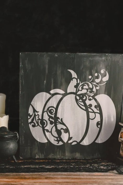 pumpkin decorative stencil