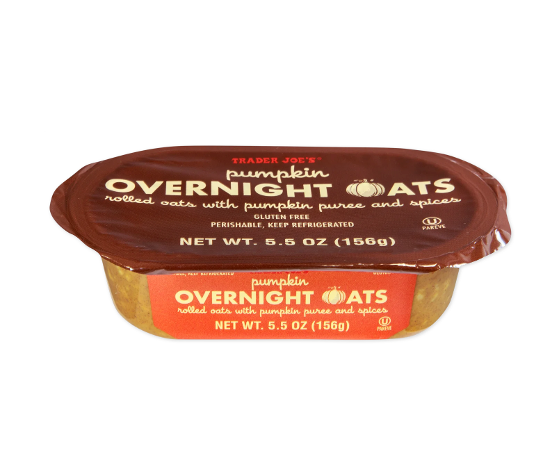 trader joe's pumpkin overnight oats