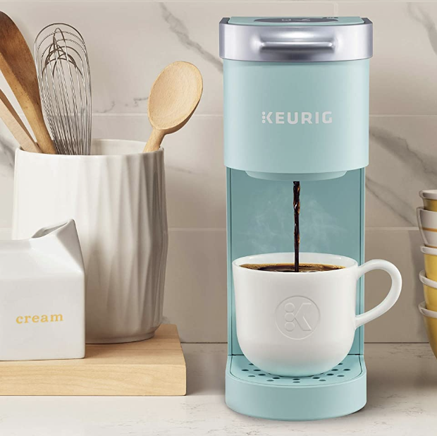 Keurig K-Mini Coffee Maker, Single Serve K-Cup Pod Coffee Brewer, 6 to 12  oz. Brew Sizes, Dusty Rose