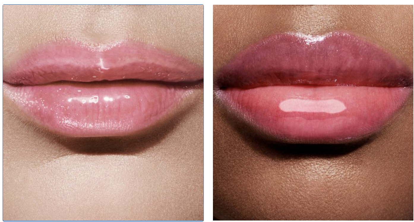 Chanel glossimer Spark lip gloss. This is my favorite shade for the winter.