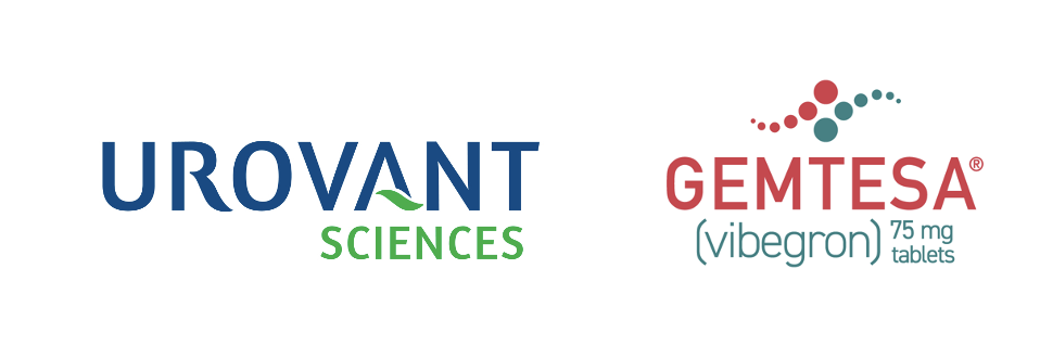 Urovant Sciences and GEMTESA Logo