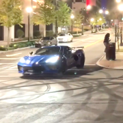 c8 corvette side show crash c8 corvette side show crash