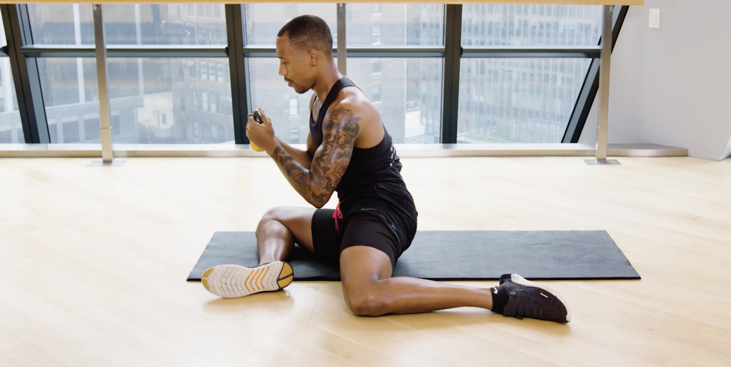 The Kettlebell 90/90 Stretch Builds Hip Strength and Mobility