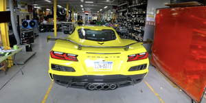 corvette z06 2023 yellow
