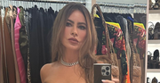 sofia vergara abs in a corset