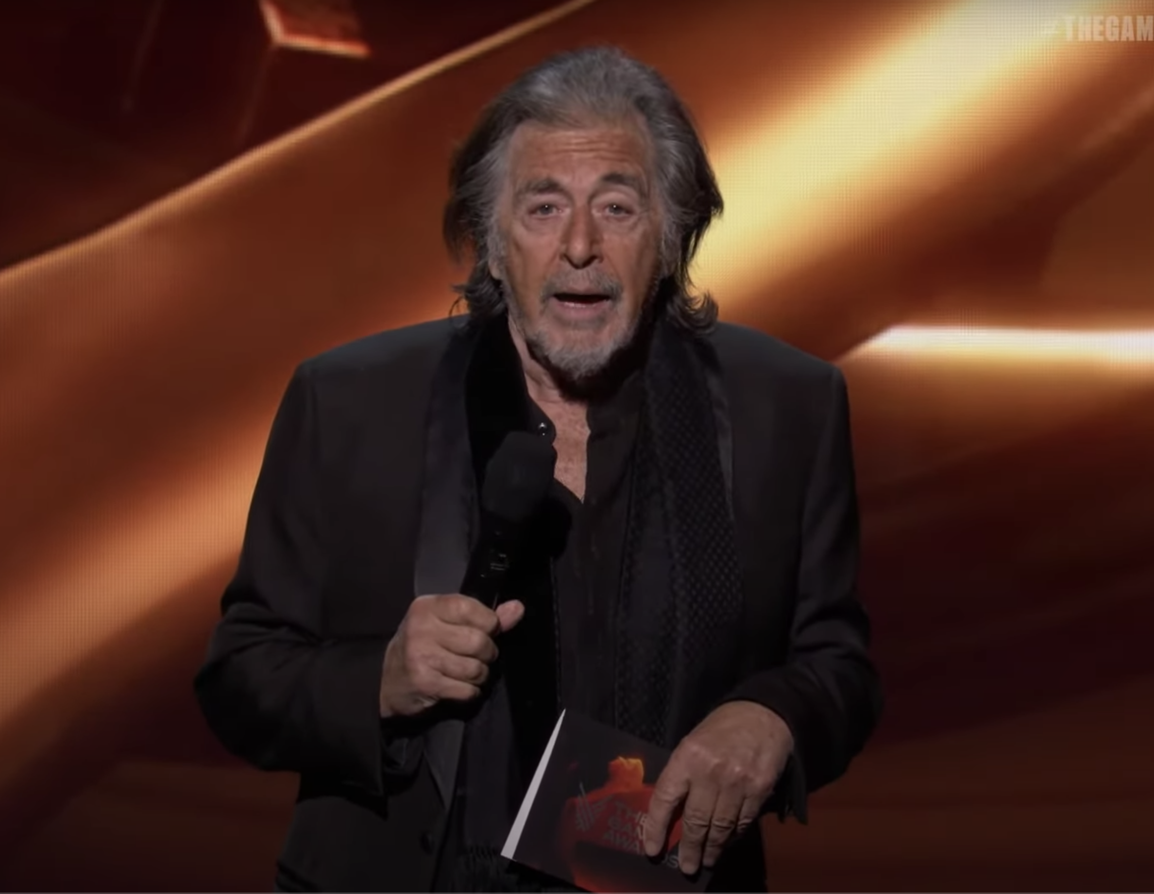 Al Pacino rouba a cena em premiação do Game Awards ao dizer que não joga  videogame