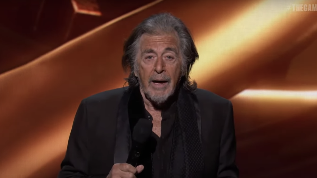 Al Pacino rouba cena do Game Awards ao revelar que não joga games